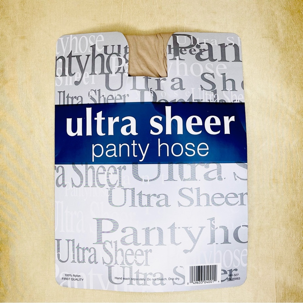 Ultra Sheer Pantyhose Women Nude Fits 5’- 5’8” Ht & 100 - 160 lbs One Size